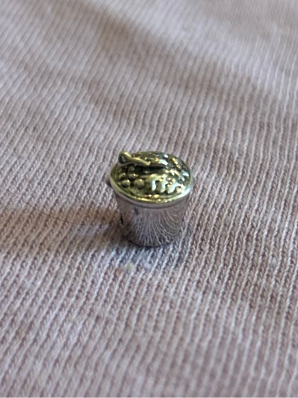 sHalia “Sand Bucket” Charm - Sterling Silver